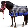 Gallopofff Mini Horse Rain Sheet Waterproof Breathable Plaid-0