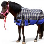 Gallopofff Mini Horse Rain Sheet Waterproof Breathable Plaid-0