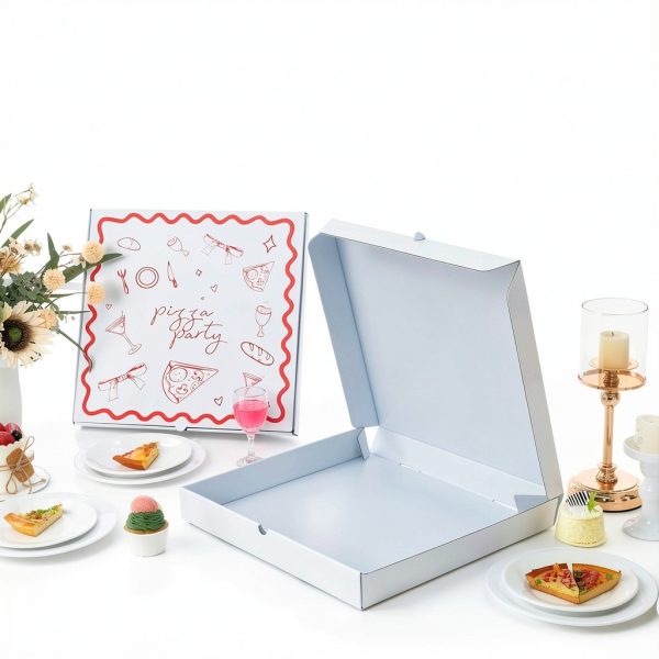 Affrolling Martini Pizza Boxes Corrugated Board Party-5