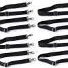 Horse Blanket Straps Adjustable Elastic Swivel Snaps AJ Tack-5