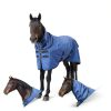 Vortexain Horse Blanket Waterproof Breathable Cotton Filled-2