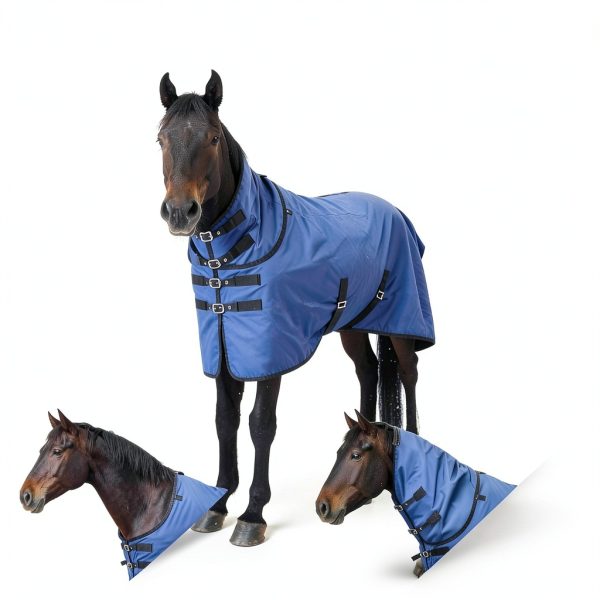 Vortexain Horse Blanket Waterproof Breathable Cotton Filled-2