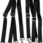 Horse Blanket Straps Adjustable Elastic Swivel Snaps AJ Tack-0