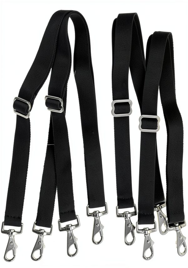 Horse Blanket Straps Adjustable Elastic Swivel Snaps AJ Tack-0