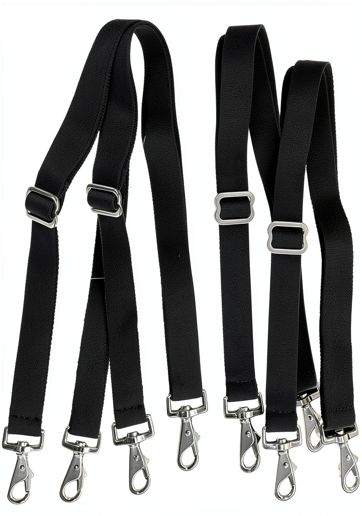 Adjustable horse blanket straps attached to a blanket on a horse