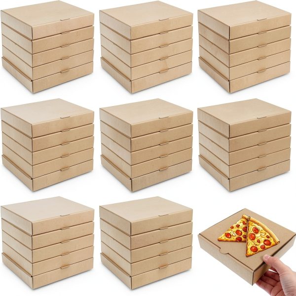 RHBLME Collapsible Microwave Safe Pizza Boxes 30 Pack-0