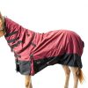 Reinsman Horse Rain Sheet Waterproof Fleece Lined 72 Wine-2