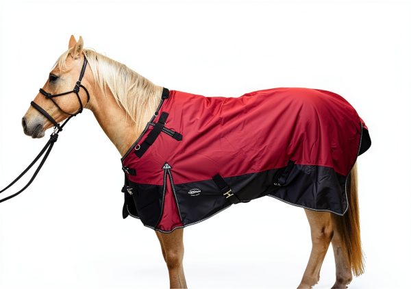 Reinsman Horse Rain Sheet Waterproof Fleece Lined 72 Wine-1