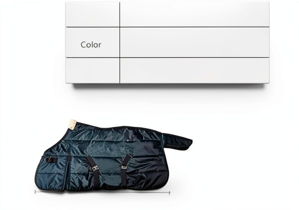 La La Pet Horse Turnout Blanket Ripstop Design Insulated-4