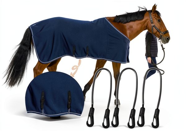 Vincreem Horse Blanket Straps Replacement PP Material-3