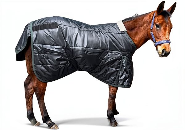 La La Pet Horse Turnout Blanket Ripstop Design Insulated-1