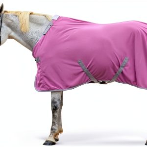 LEAFOREST Horse Fleece Blanket Adjustable Breathable Comfort-0