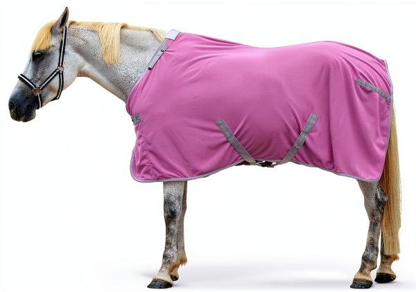 LEAFOREST Horse Fleece Blanket Adjustable Breathable Comfort-0