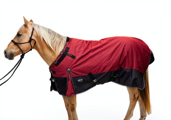 Reinsman Horse Rain Sheet Waterproof Fleece Lined 72 Wine-1
