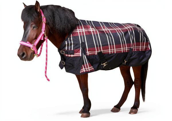 Gallopofff Mini Horse Rain Sheet Waterproof Breathable Plaid-0