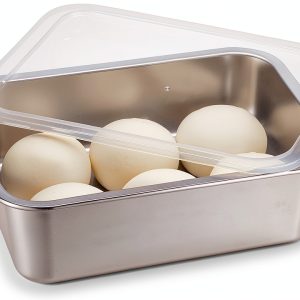 BSTKEY Pizza Dough Proofing Box Stainless Steel Stackable-0
