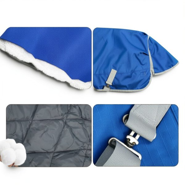 AQINGR Horse Blanket Water Resistant Warm Insulation Secure-2