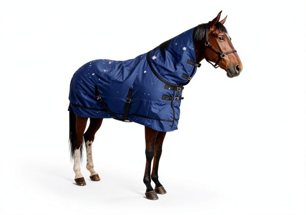 Vortexain Horse Blanket Waterproof Breathable Cotton Filled-7
