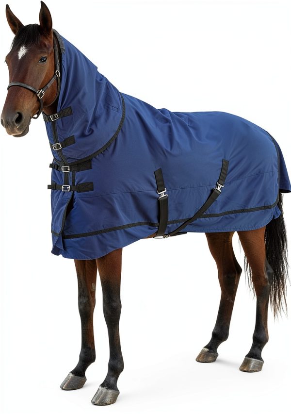 Vortexain Horse Blanket Waterproof Breathable Cotton Filled-0