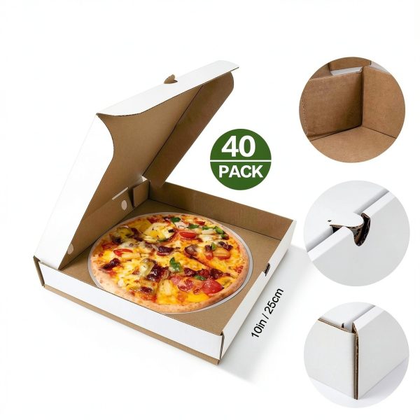 Pizza Boxes by Seuqhck Durable Kraft Cardboard-1