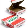 WOKAV Collapsible Pizza Box 8 Inch Small Red Green Eco Kraft-1
