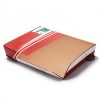 WOKAV Collapsible Pizza Box 8 Inch Small Red Green Eco Kraft-2