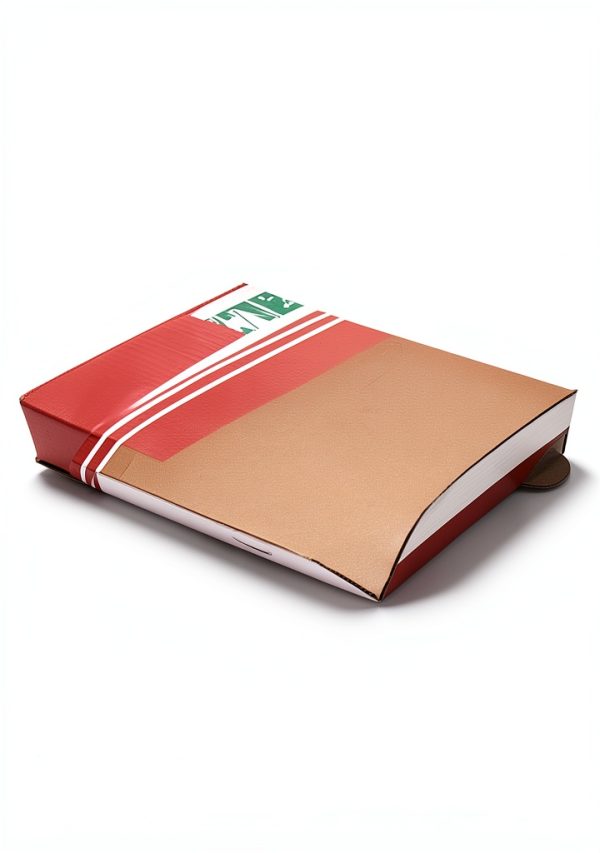 WOKAV Collapsible Pizza Box 8 Inch Small Red Green Eco Kraft-2