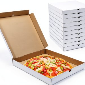 Huoshange 10-Pack Pizza Box Set Sturdy Rectangular-0