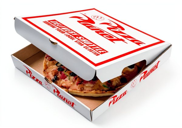 ZzaBox Pizza Box 14x14x2 Lightweight Rectangular-2