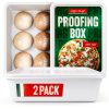 ProBake Pizza Dough Proofing Box 2-Pack 17x13x3.25in BPA-Free-0