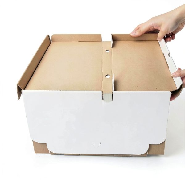 Pizza Boxes by Seuqhck Durable Kraft Cardboard-2