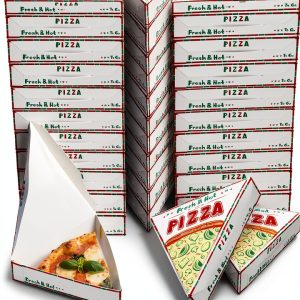 Triangular Pizza Boxes Covzoe 100 Pack Grease-0