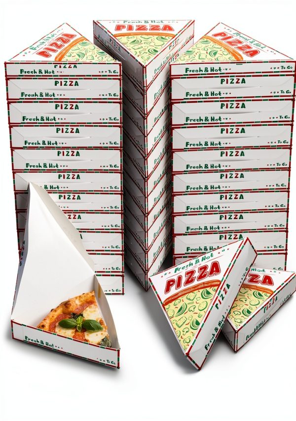 Triangular Pizza Boxes Covzoe 100 Pack Grease-0