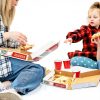 WOKAV Collapsible Pizza Box 8 Inch Small Red Green Eco Kraft-3