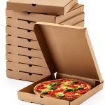 Pizza Boxes Fullhawl Kraft Corrugated 14x14 Brown-0