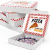 LanXinUS Birthday Pizza Box Cardboard 10x10x2in-7