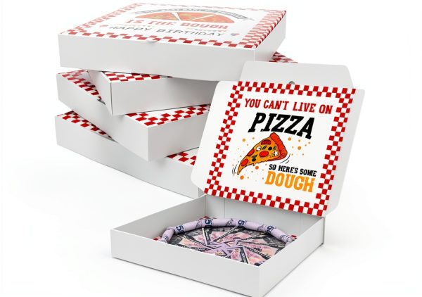 LanXinUS Birthday Pizza Box Cardboard 10x10x2in-7