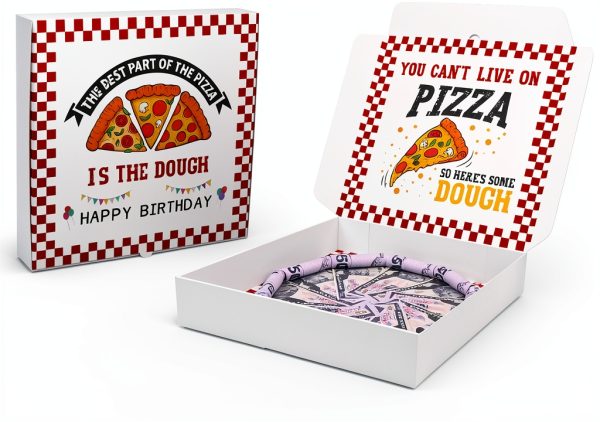 LanXinUS Birthday Pizza Box Cardboard 10x10x2in-2