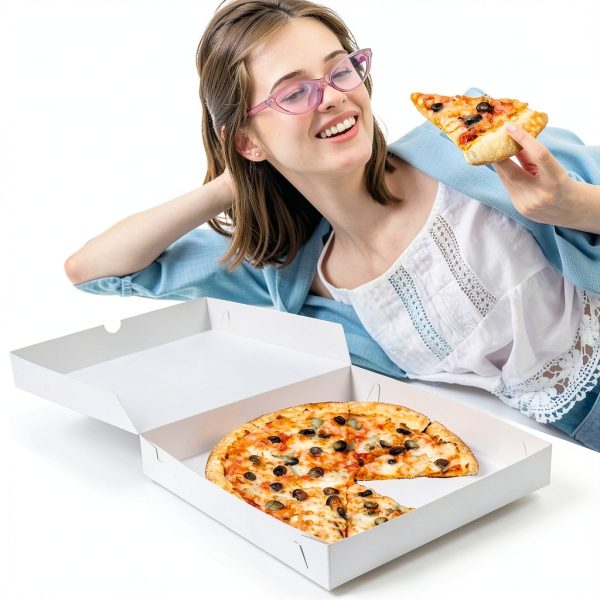 Huoshange Sturdy Rectangular Pizza Boxes 10 Pack-3