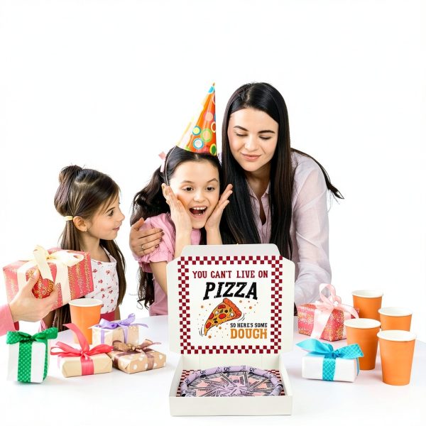 LanXinUS Birthday Pizza Box Cardboard 10x10x2in-6