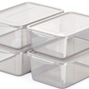 Knifefish Transparent Plastic Storage Box 14L-0