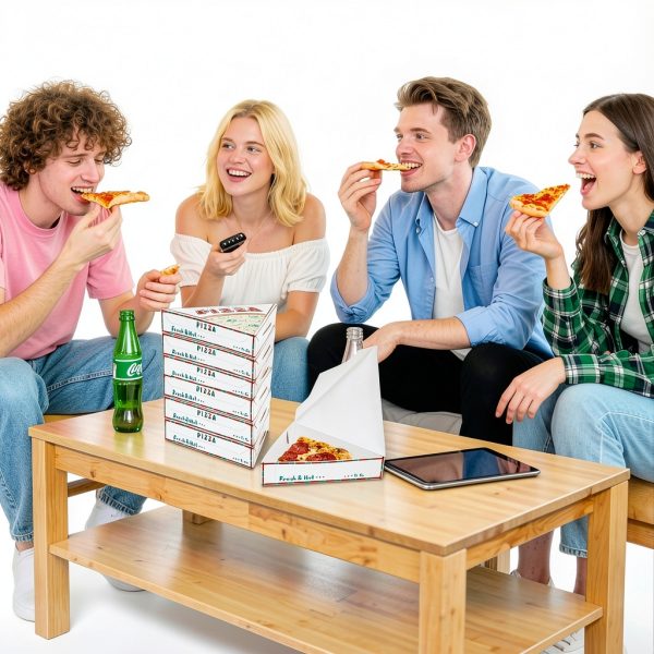 Triangular Pizza Boxes Covzoe 100 Pack Grease-5