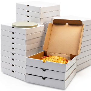 Pizza Boxes by Seuqhck Durable Kraft Cardboard-0