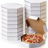 Teenyyou White Octagonal Pizza Box 14x14 Durable-0