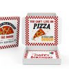 LanXinUS Birthday Pizza Box Cardboard 10x10x2in-1