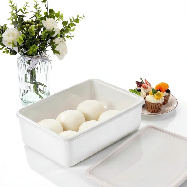 OGANAZI Pizza Proofing Box Large Lidded 14.3x9.7x4.4in-6