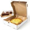 Karat Pizza Boxes White 12x12 Corrugated Grease-Resistant Pack of 50-1