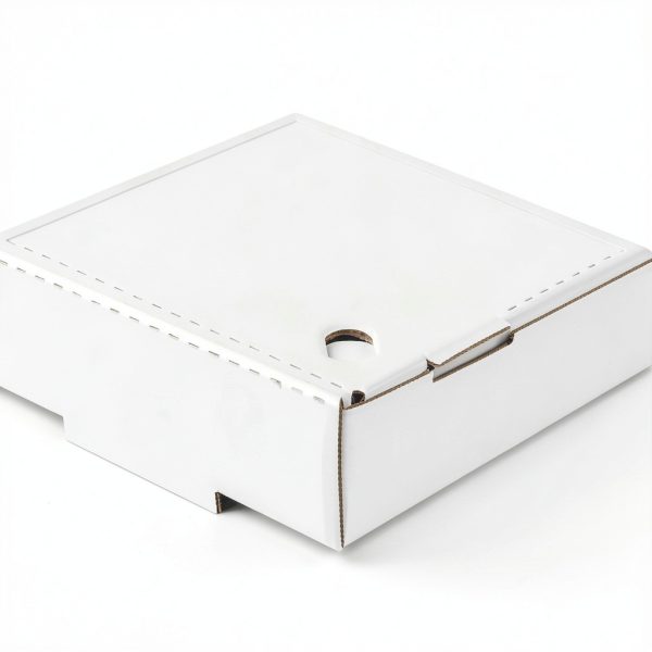 Karat Pizza Box Pack of 50 White & Kraft Corrugated Boxes 12x12 Inches-4