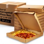 Karat Kraft Pizza Box Pack 50 8 to 16 Inch Grease Resistant Corrugated-0