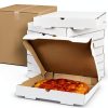 Pizza Box White Corrugated 14x14 Karat Bulk Pack of 50-0